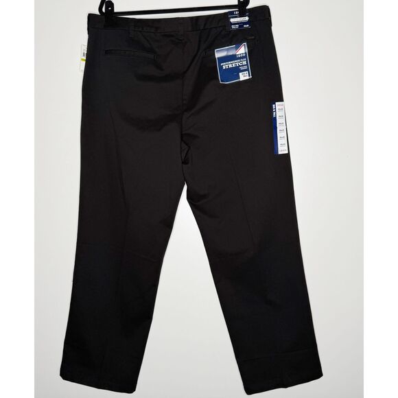 New Izod Performance SportFlex Pleat No Iron Pants Big Tall Men's Size 44 x 34 L - Picture 2 of 9